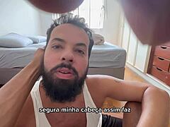 Bearded Man Sucks 41 Cocks in Amateur Blowjob