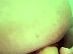 Dildo opens my ass like a blooming flower