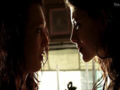 Julia Voth in steamy lesbian kissing scene