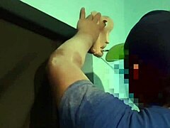 Amateur blows carpenter before intense anal session