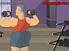 Descriptive Cartoon Gay O Coroa da Academia in Hot Hentai Action