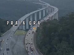 Barbie Fit in White Lace Panties Taking Brazilian Cock