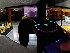 My step-brother controls my Lovense toy in public playtime