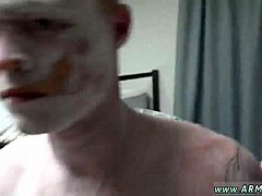 S Naked in Army Gay Hazing with Shower Fucking Frenzy!