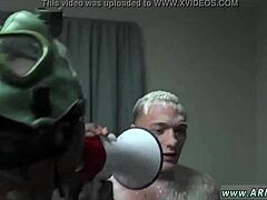 S Naked in Army Gay Hazing with Shower Fucking Frenzy!
