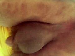 He worked big dildos deep in hot close-up anal play