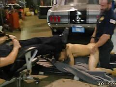 gay gothic twink teens messin’ with toys and gettin’ nailed by cops