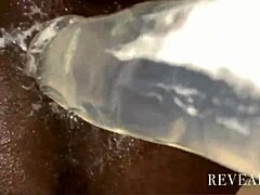 African gay dildo play in tight ass