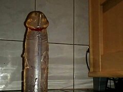 Ever seen a solo guy take a huge dildo deep for extreme fun? It's wild!