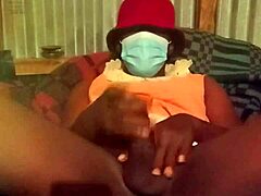 SexyJayla254’s Big Shemale Cock Explodes with Cum