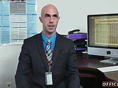 Emo guy tries bare yoga for first-time gay threesome.