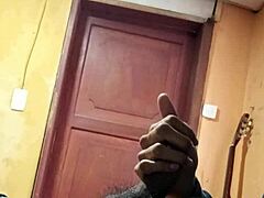 celebrating new year in lingerie solo