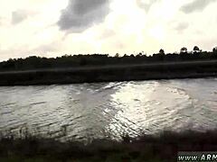 emo kyler gets ass spread in interracial outdoor banging