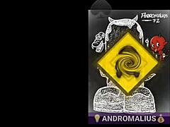 Teasing Dildo Play in Garage for NFT Sketch.