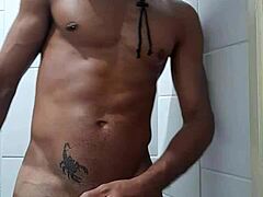 Relieving stress with my big Austrian cock solo.