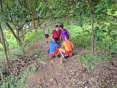 wild fun on the trail in brazilian woods