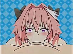 POV view of banging Astolfo in missionary style. That tight twink ass takes it all!