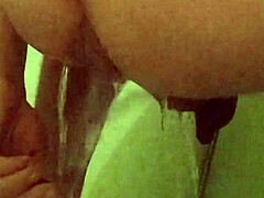 I Masturbate My Tight Anus with Hot Water Stream