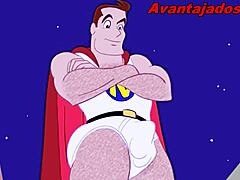 Cartoon Hero Takes It in the Ass in Brazilian Gay Hentai Scene