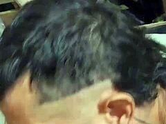 Young Guy Forces Blowjob In Work Storage