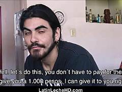 स्ट्रेट लैटिनो जॉक गे रूममेट को रेंट के लिए फक करने के लिए पेड - पीओवी