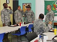 i'm so nervous for my first time cum eating with drill sergeant in outdoor group, but it's hot as hell