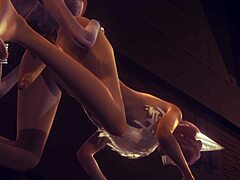 Furry yaoi - fox x boy hard sex in alley with handjob blowjob 69 anal bareback creampie