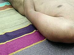 Indian Desi Straight Two Hands Masturbation Outdoors