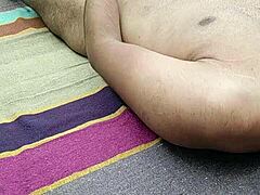 Indian Desi Straight Two Hands Masturbation Outdoors