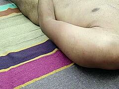 Indian Desi Straight Two Hands Masturbation Outdoors