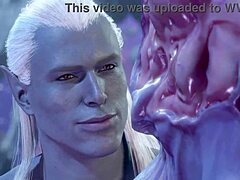 feeling the raw passion as the emperor reveals his naked body in this fantasy gay sex scene without mods