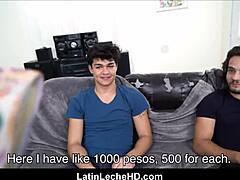 एमेच्योर लातीनी जॉक और ट्विंक कैश के लिए चोदते हैं!