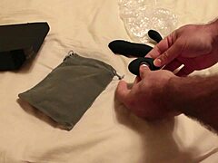 Thrusting Massive Dildo Deep in Tight Ass Solo Session