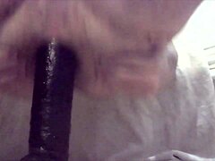 inserting large dildo in ass for new year