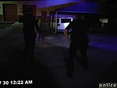 Nude Black Police Officers In Threesome Fucking Each Other In Uniforms