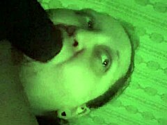 demon deepthroat on big black monster cock, sucking hard