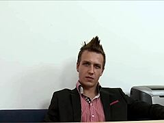 Handsome Hunk Gets Ass Thrashed In Hardcore Gay Sex Competition