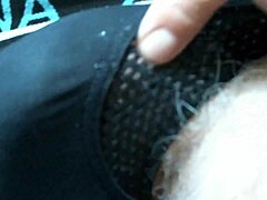 sexy guy cums in undies during solo masturbation