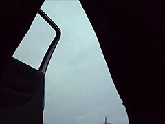 i feel so excited in latex leggings and shoes for my first crossdresser outdoor adventure