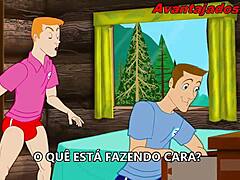 Ator pornô gay curte uma suruba quente with brazilian pornstar in anime hentai comic