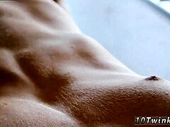 alone twink shows ass in blonde masturbation pov 😏