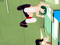 I feel so aroused in this my hero academia yaoi orgy where deku bakugou todoroki and kaminari get fucked by classmates in anime hentai