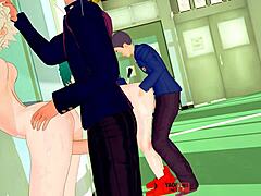 I feel so aroused in this my hero academia yaoi orgy where deku bakugou todoroki and kaminari get fucked by classmates in anime hentai