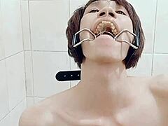 Hey, check this Fagteetajet Thai gay drinking piss from own ass in bathroom solo 😈