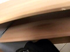 Watch this hunk's asshole get sloppy blowjob cumshot in garage erotic sucking!