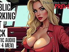 dirty talk echoes as cock pounds tight hole in public car