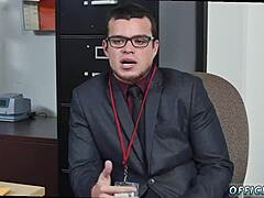 Dominant straight guy into gay sex - does naked yoga turn him on more?!