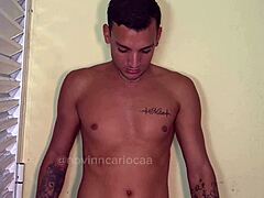 tiktok-famous hung twink in soccer shorts jerks monster cock talkin dirty submissive full vid