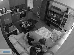 boyfriend and twink caught fucking bareback on hidden cam